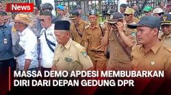 Arus Lalu Lintas Depan Gedung DPR Kembali Dibuka Usai Massa Demo Apdesi Membubarkan Diri