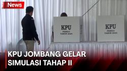 Uji Coba Sistem Jelang Pemilu 2024, KPU Jombang Gelar Simulasi 