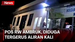 Bangunan Pos RW di Jakarta Utara Ambruk, Diduga Tergerus Aliran Kali