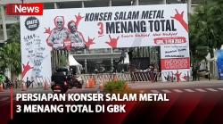 Intip Persiapan Konser Salam Metal 3 Menang Total di GBK, Sejumlah Tenda dan Panggung Besar Disiapkan
