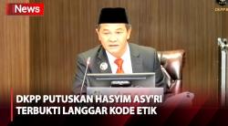 DKPP Putuskan Ketua KPU Hasyim Asy'ari Langgar Kode Etik soal Pendaftaran Gibran Rakabuming