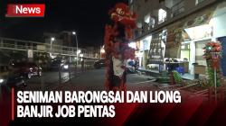  Jelang Imlek, Seniman Barongsai dan Liong di Jaktim Banjir Job Pentas 