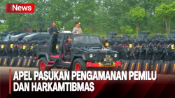  Kabaharkam Polri Pimpin Apel Pasukan Pengamanan Pemilu dan Harkamtibmas di Brimob Cikeas