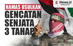 Infografis Hamas Usulkan Gencatan Senjata 3 Tahap pada Israel
