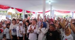 Hary Tanoesoedibjo Kampanyekan Caleg Perindo Liliana dan Devi Herlina: Berjuang untuk Kesejahteraan Rakyat