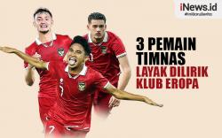 Infografis Tiga Pemain Timnas Indonesia Layak Dilirik Klub Eropa
