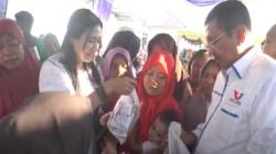 Serap Aspirasi Warga Deliserdang, Caleg Partai Perindo Gelar Bazar Murah Minyak Goreng