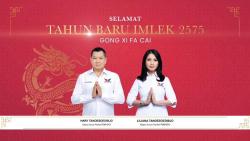 HT dan Liliana Ucapkan Selamat Tahun Baru Imlek 2575: Gong Xi Fa Cai