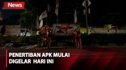 Masa Tenang Pemilu 2024, Lurah Jati Padang Beserta Petugas Gabungan Menurunkan APK di 4 Ruas Jalan Jaksel