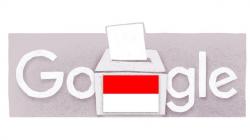 Meriahkan Pemilu 2024, Google Doodle Tampilkan Kotak Suara dengan Bendera Indonesia