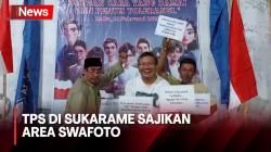 TPS di Bandar Lampung Sajikan Area Swafoto untuk Para Pemilih 