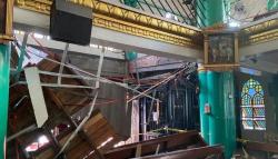 Balkon Gereja Ambruk saat Misa, 1 Jemaat Tewas 53 Luka