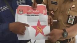 Viral di Semarang, Surat Suara Capres-Cawapres Ditempel Gambar Palu Arit