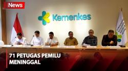 KPU Sebut 71 Petugas Pemilu Meninggal, Santunan Baru Cair untuk 4 Korban