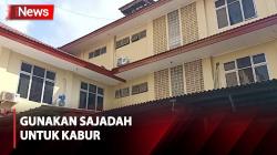 Gunakan Sajadah Diikat ke Ventilasi, 16 Tahanan Kabur dari Polsek Tanah Abang
