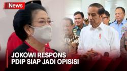 PDIP Bicara Peluang Oposisi, Presiden Jokowi: Tanya ke Beliau-beliau di PDIP