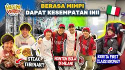 Merinding! Nonton AC Milan di San Siro, Waseda Boys Jadi Tamu VIP