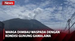 Gunung Gamalama Keluarkan Hujan Abu dan Asap Putih, Warga Diimbau Waspada