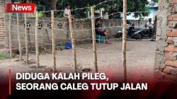 Diduga Gagal Nyaleg, Seorang Caleg Tutup Jalan Warga di Sikka