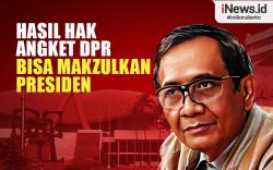 Infografis Mahfud Sebut Hasil Hak Angket DPR Bisa Makzulkan Presiden 