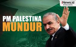 Infografis Perdana Menteri Palestina Mohammed Shtayyeh Mundur 