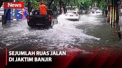 Diguyur Hujan Lebat, Sejumlah Ruas Jalan di Jaktim Terendam Banjir