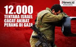 Infografis 12.000 Tentara Israel Cacat akibat Perang di Gaza 