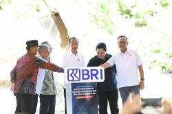 Jokowi Groundbreaking Kantor Baru Bank Mandiri, BRI, dan BNI di IKN