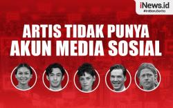 Infografis Daftar 5 Artis Tidak Punya Akun Media Sosial