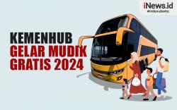 Infografis Kemenhub Gelar Mudik Gratis Lebaran 2024