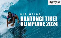 Infografis Peselancar Indonesia Rio Waida Kantongi Tiket Olimpiade Paris 2024 