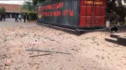 Penampakan Kerusakan di Mako Brimob Surabaya usai Ledakan, Polisi Olah TKP<