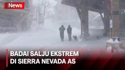 Badai Salju California, Sejumlah Jalan Bebas Hambatan Terpaksa Ditutup
