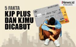 Infografis Lima Fakta KJP Plus dan KJMU Dicabut