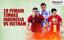 Infografis Daftar 28 Pemain untuk Timnas Indonesia vs Vietnam