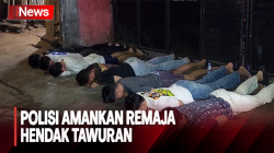 Polisi Amankan 7 Remaja Hendak Tawuran di Pancoran Beserta Senjata Tajam 