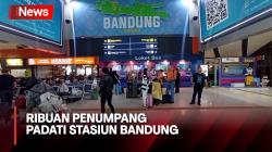 Libur Hari Raya Nyepi, Ribuan Penumpang Padati Stasiun Bandung 