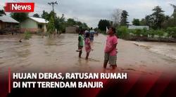 Akibat Hujan Deras, Ratusan Rumah di Malaka NTT Terendam Banjir