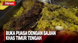 Menikmati Hidangan Buka Puasa dengan Nasi Briyani Iga Sapi Jumbo Kuliner Khas Timur Tengah 