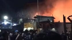 Kebakaran 75 Kontrakan dan 20 Rumah di Palmerah Jakbar, Diduga akibat Korsleting Listrik 