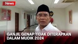 Antisipasi Macet Mudik 2024, Menko PMK:Ganjil Genap Tidak Efektif, Kita Siapkan One Way dan Contra Flow