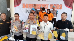Nekat Produksi Uang Palsu, Pasangan Kekasih di Cikarang Bekasi Ditangkap Polisi 