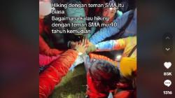 Viral Reuni SMA setelah Lulus 40 Tahun Lalu, Rayakan Pertemuan di Atas Gunung<