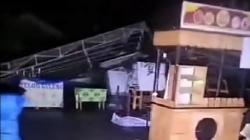 Pasar Takjil Ramadan di Pringsewu Porak-poranda Diterjang Hujan dan Angin Kencang