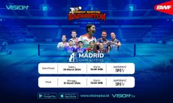 Saksikan Live Streaming BWF Madrid Spain Masters 2024 di Vision+!