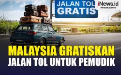 Infografis Malaysia Gratiskan Jalan Tol untuk Pemudik