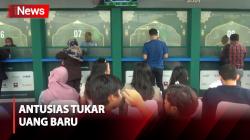 Persiapan Lebaran, Warga Medan Rela Antre Tukar Uang Baru
