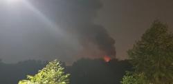 Gudang Amunisi Armed Terbakar, Warga di Sekitar Lokasi Mulai Dievakuasi