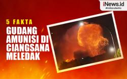 Infografis 5 Fakta Gudang Amunisi di Ciangsana Meledak