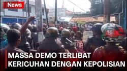 Ratusan Massa Demo di Jayapura, Papua Terlibat Kericuhan dengan Kepolisian